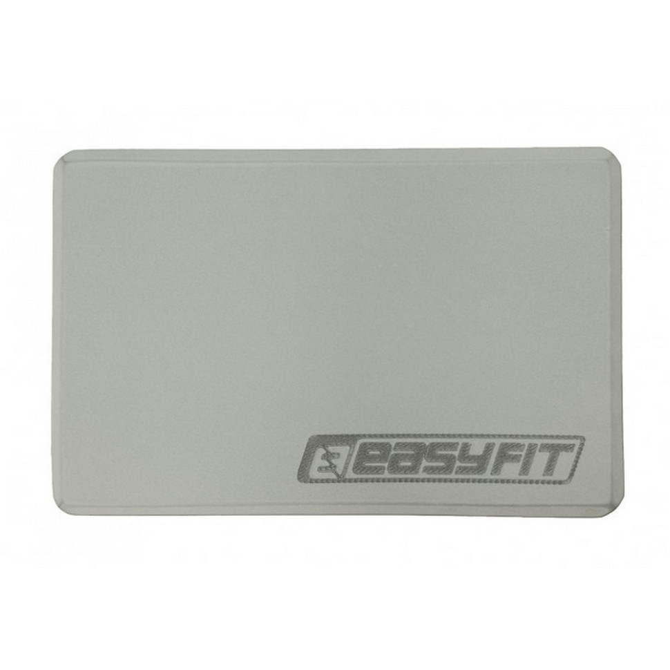 Блок для йоги EasyFit EF-1818-GY, EVA, Серый