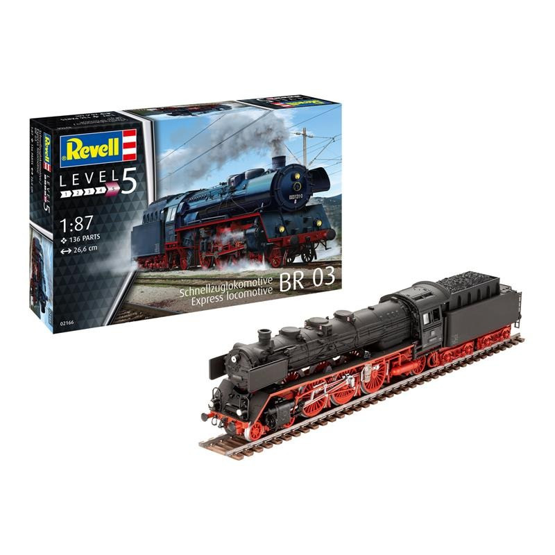 Збірна модель-копія Експрес локомотив BR03 Revell RVL-02166 рівень 5 масштаб 1:87