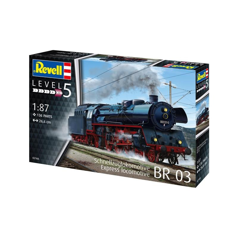 Збірна модель-копія Експрес локомотив BR03 Revell RVL-02166 рівень 5 масштаб 1:87