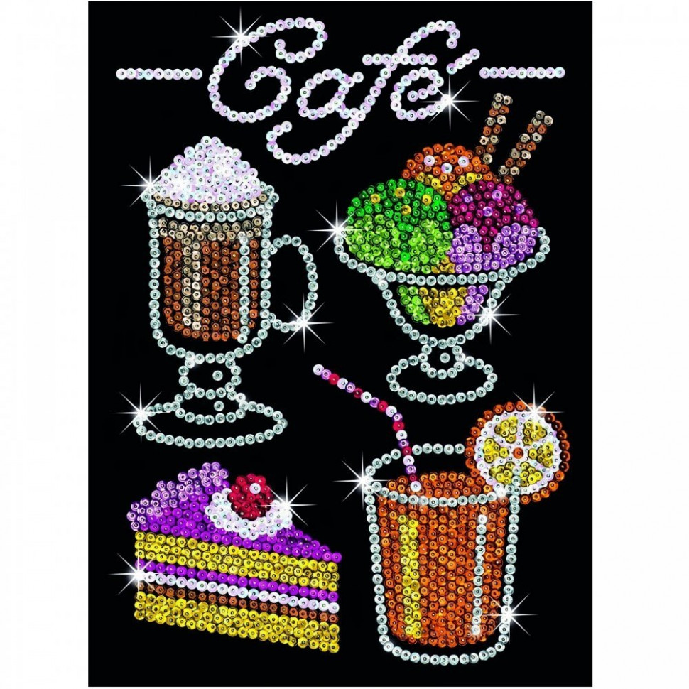 Набор для творчества Sequin Art BLUE Cafe SA1424