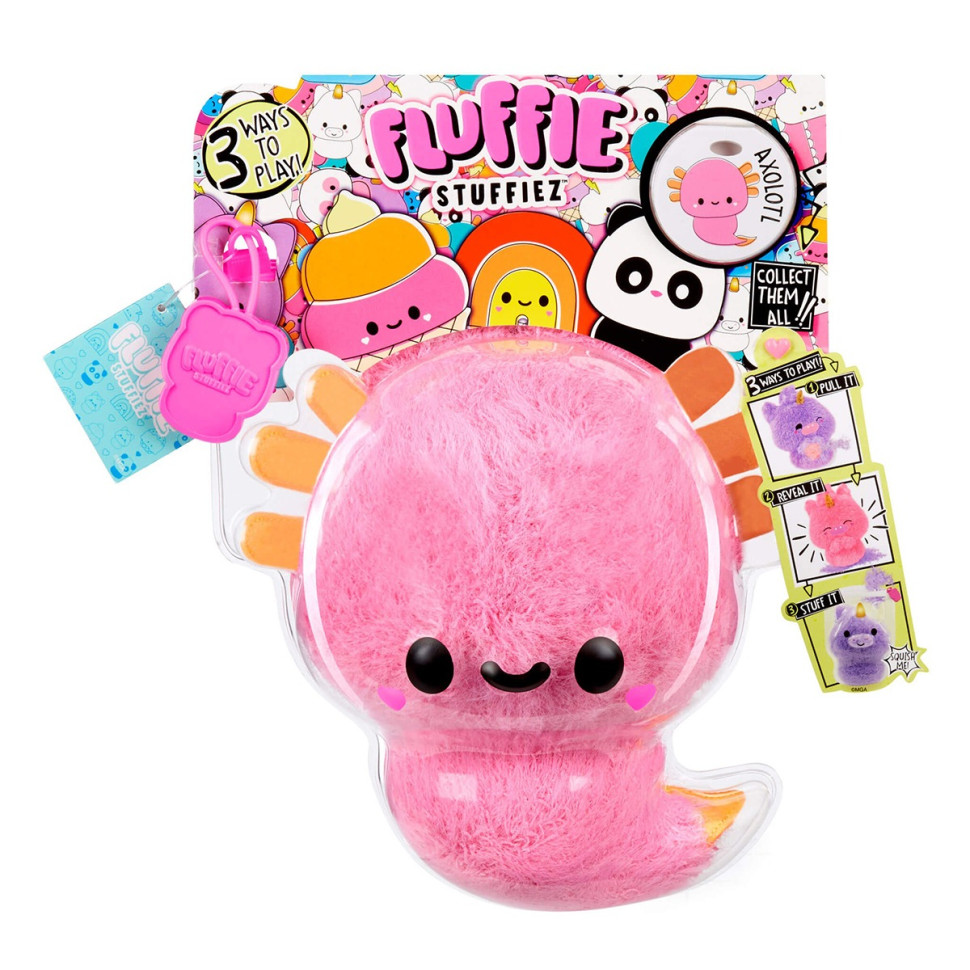 М'яка іграшка-антистрес Пухнастий СЮРПРИЗ АКСОЛОТЛЬ Fluffie Stuffiez 593447-6