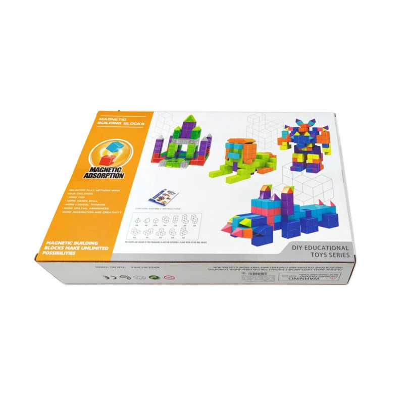 Магнітні блоки із завданнями YJ Magnetic Blocks YJ9005 68 деталей