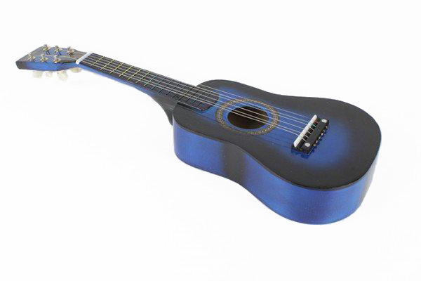 Гитара игрушечная M 1369Blue-UC (Синий), дерево 6 струн