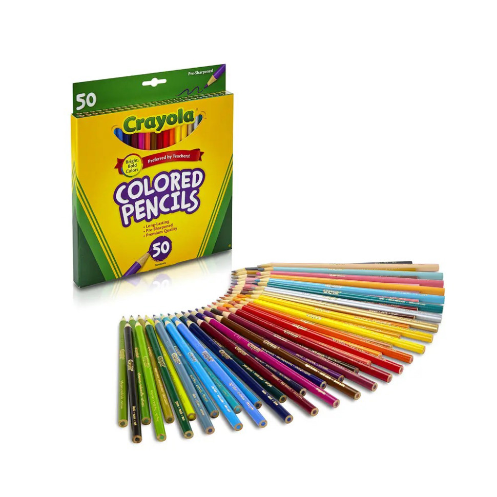 Набор цветных карандашей Crayola 68-4050, 50 шт