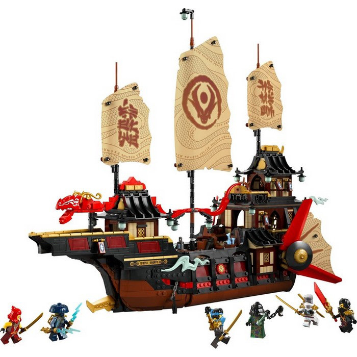 Конструктор Ninjago Щедрість храму LEGO 71848, 2387 деталей