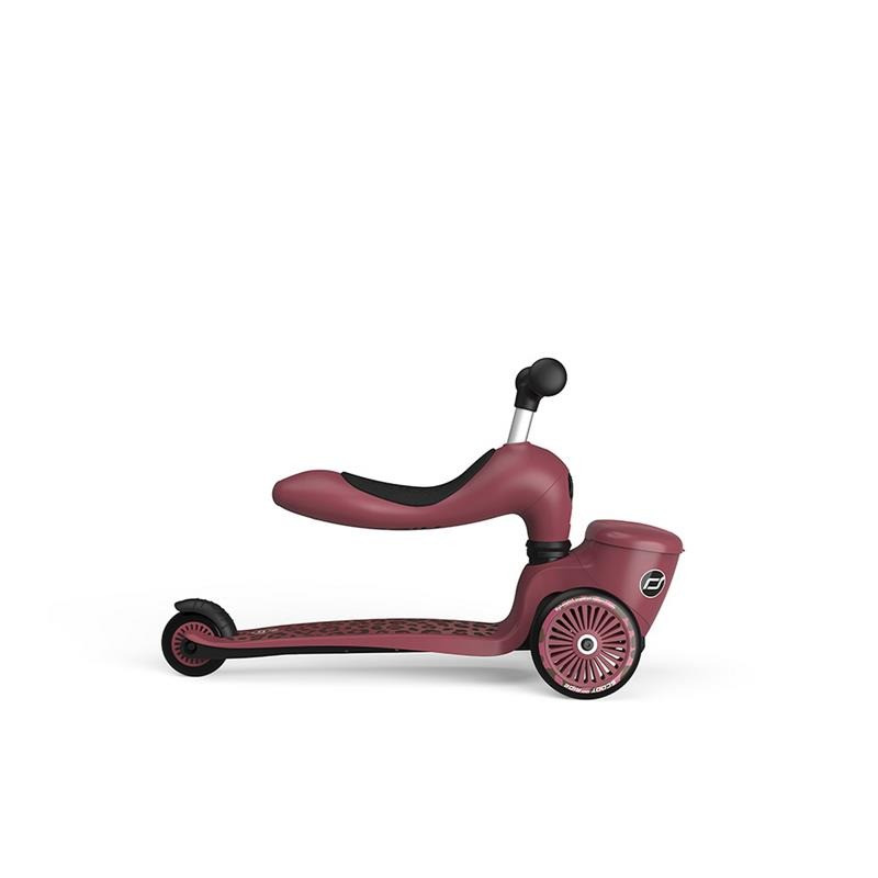 Самокат трансформер Highwaykick-1 Lifestyle Scoot and Ride SR-210621-WILDCAT, вишневый