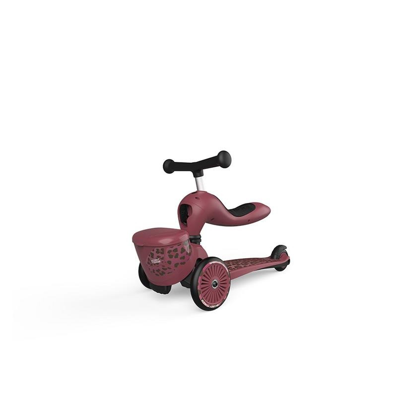 Самокат трансформер Highwaykick-1 Lifestyle Scoot and Ride SR-210621-WILDCAT, вишневый