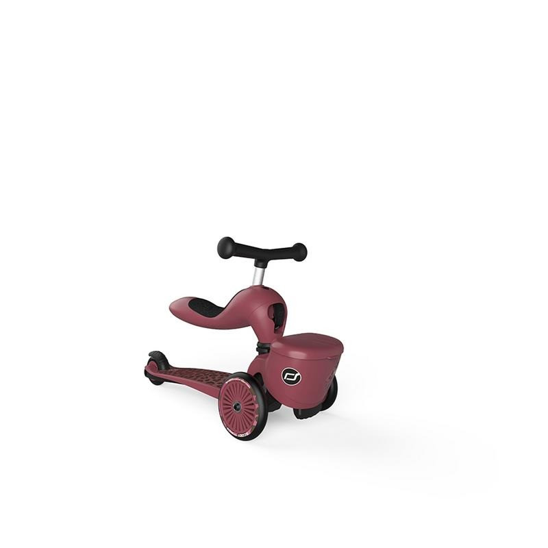 Самокат трансформер Highwaykick-1 Lifestyle Scoot and Ride SR-210621-WILDCAT, вишневый