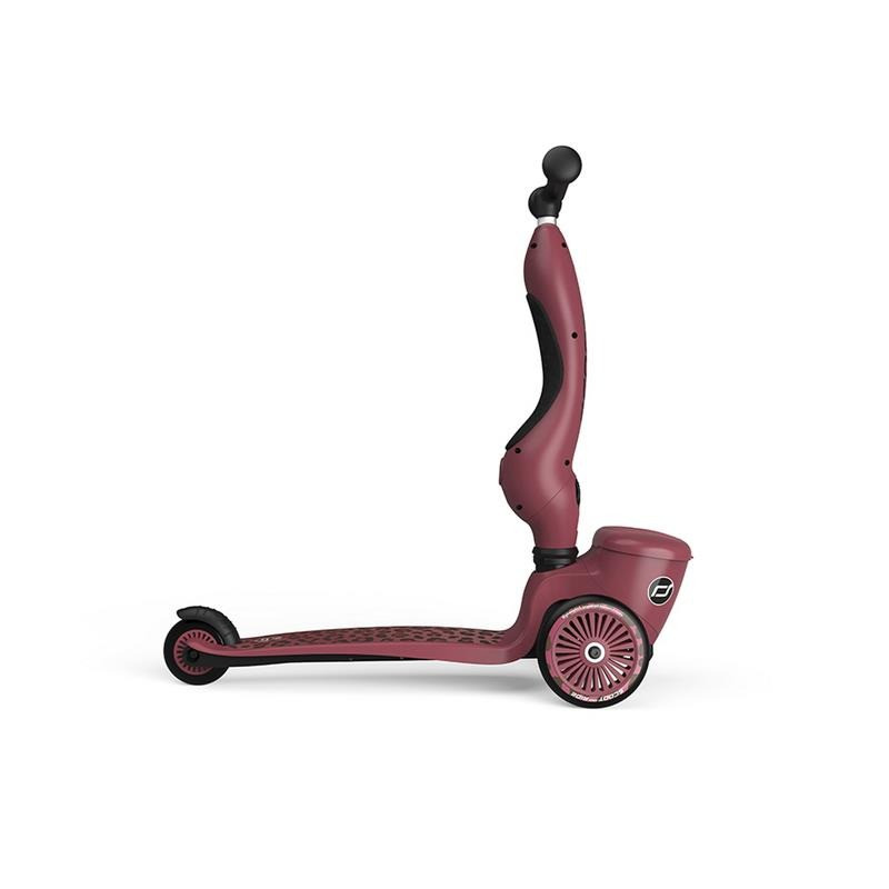 Самокат трансформер Highwaykick-1 Lifestyle Scoot and Ride SR-210621-WILDCAT, вишневый