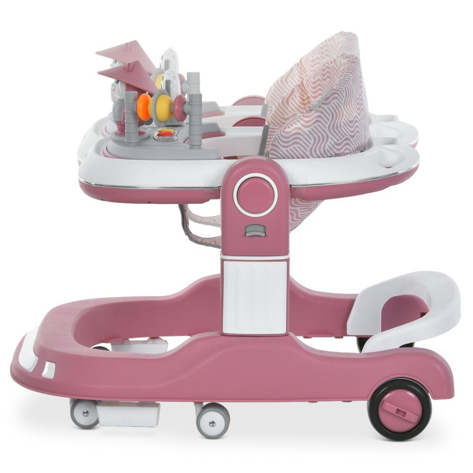 Дитячі ходунки El Camino ME 1200 URSA Pink, музика, світло