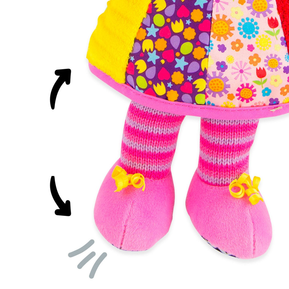 М'яка іграшка-підвіска Лялька Емілі  Lamaze L27026 з брязкальцем 