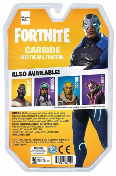 Коллекционная фигурка Fortnite Solo Mode Carbide, 10 см. FNT0011