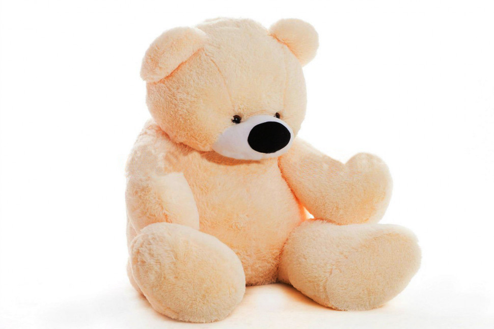 Мягкая игрушка Alina Toys большой мишка Бублик 180 см персиковый 5784712ALN