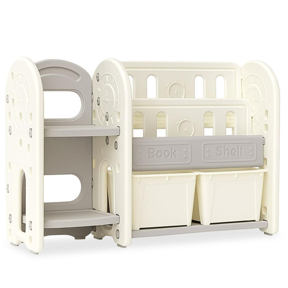 Детский стеллаж для хранения Kubik Mealux KD-E053 White 114х35х76 см