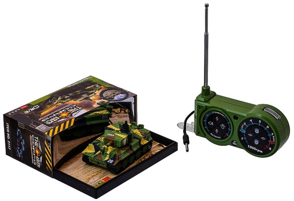 Танк микро на радиоуправлении 1:72 Tiger со звуком
