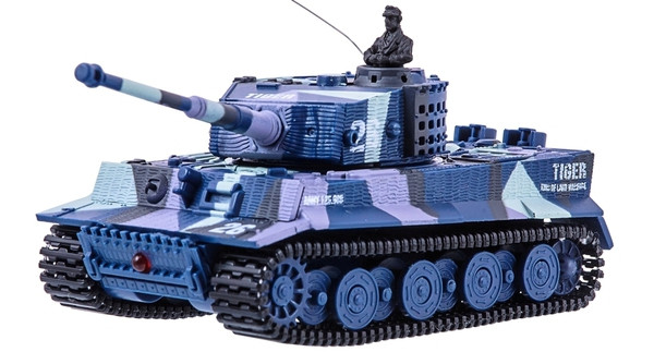 Танк микро на радиоуправлении 1:72 Tiger со звуком