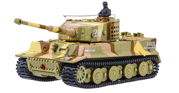 Танк микро на радиоуправлении 1:72 Tiger со звуком