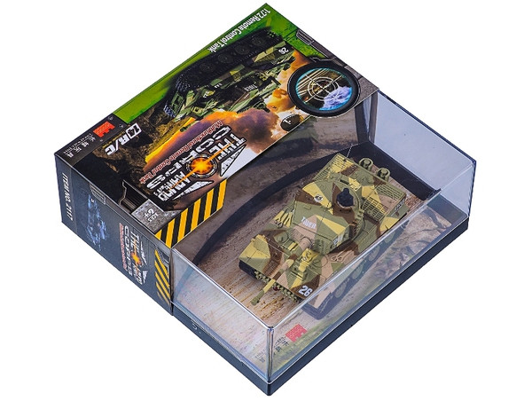 Танк микро на радиоуправлении 1:72 Tiger со звуком