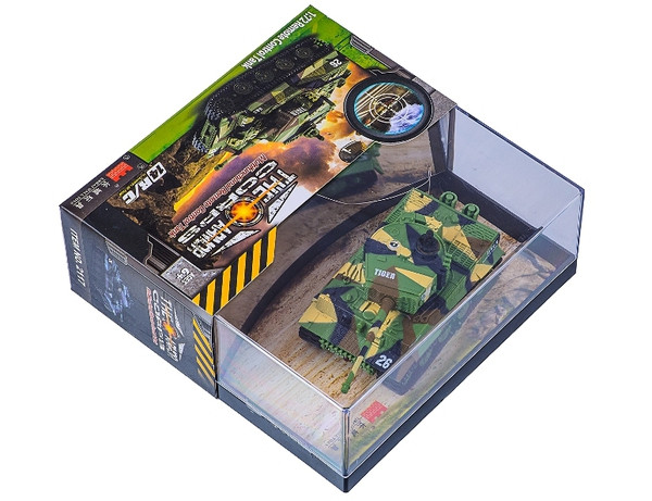 Танк микро на радиоуправлении 1:72 Tiger со звуком