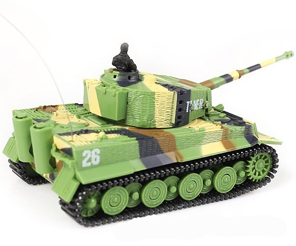 Танк микро на радиоуправлении 1:72 Tiger со звуком