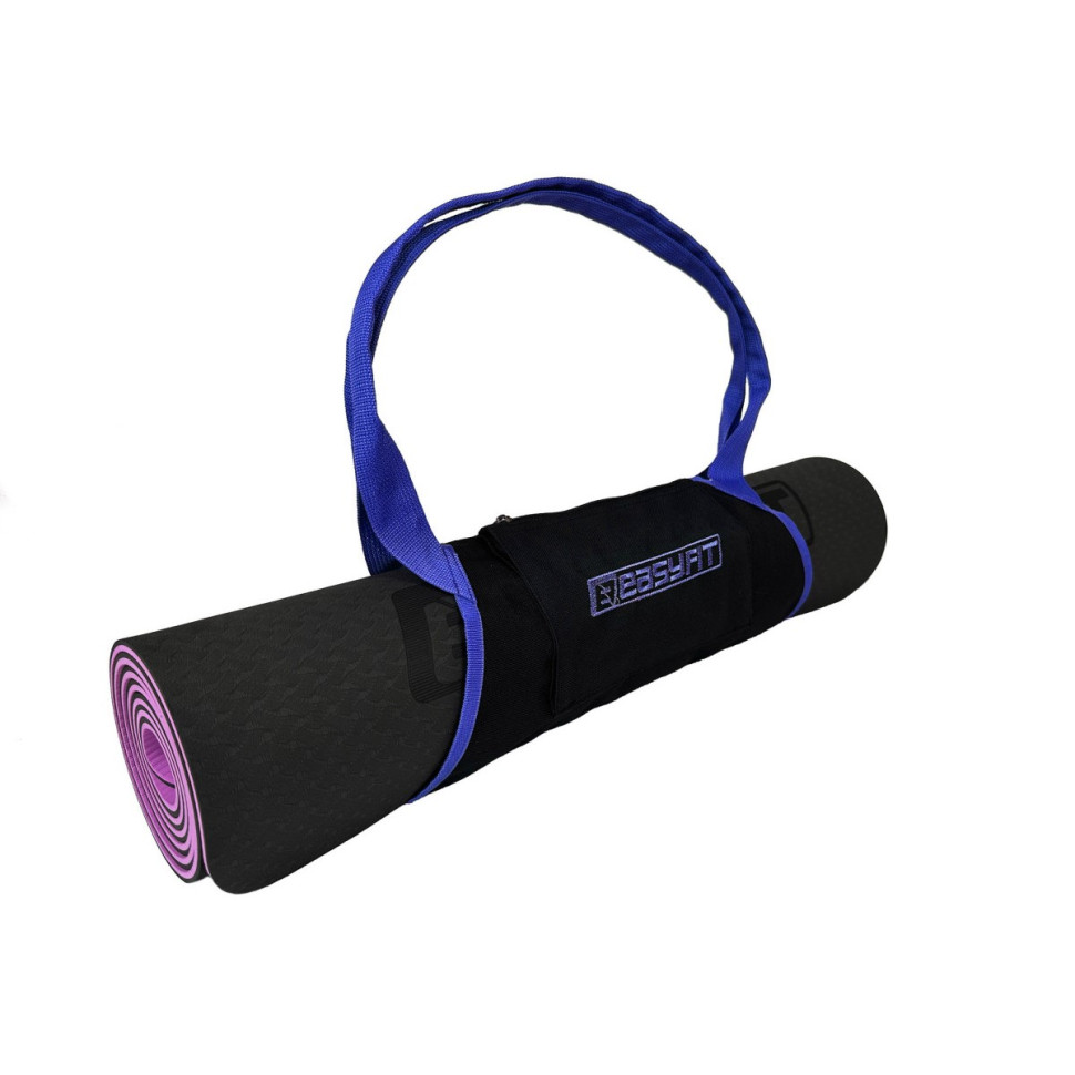 Сумка-переноска EasyFit EF-YB38-BL для йога-коврика синяя
