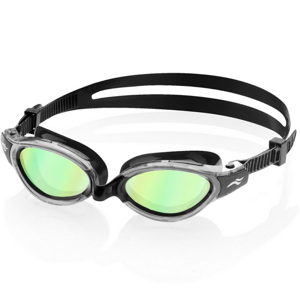 Очки для плавания TRITON 2.0 MIRROR Aqua Speed 283-53(60418) черный, серый, OSFM