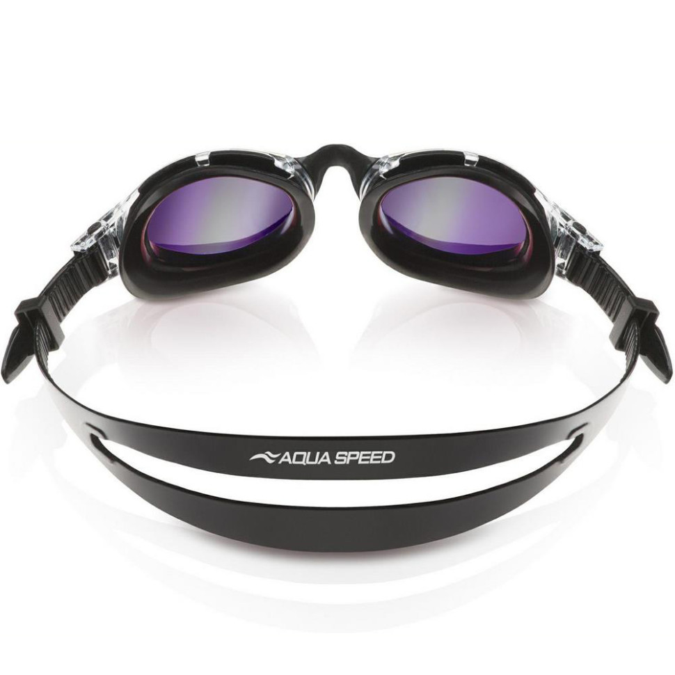 Очки для плавания TRITON 2.0 MIRROR Aqua Speed 283-53(60418) черный, серый, OSFM