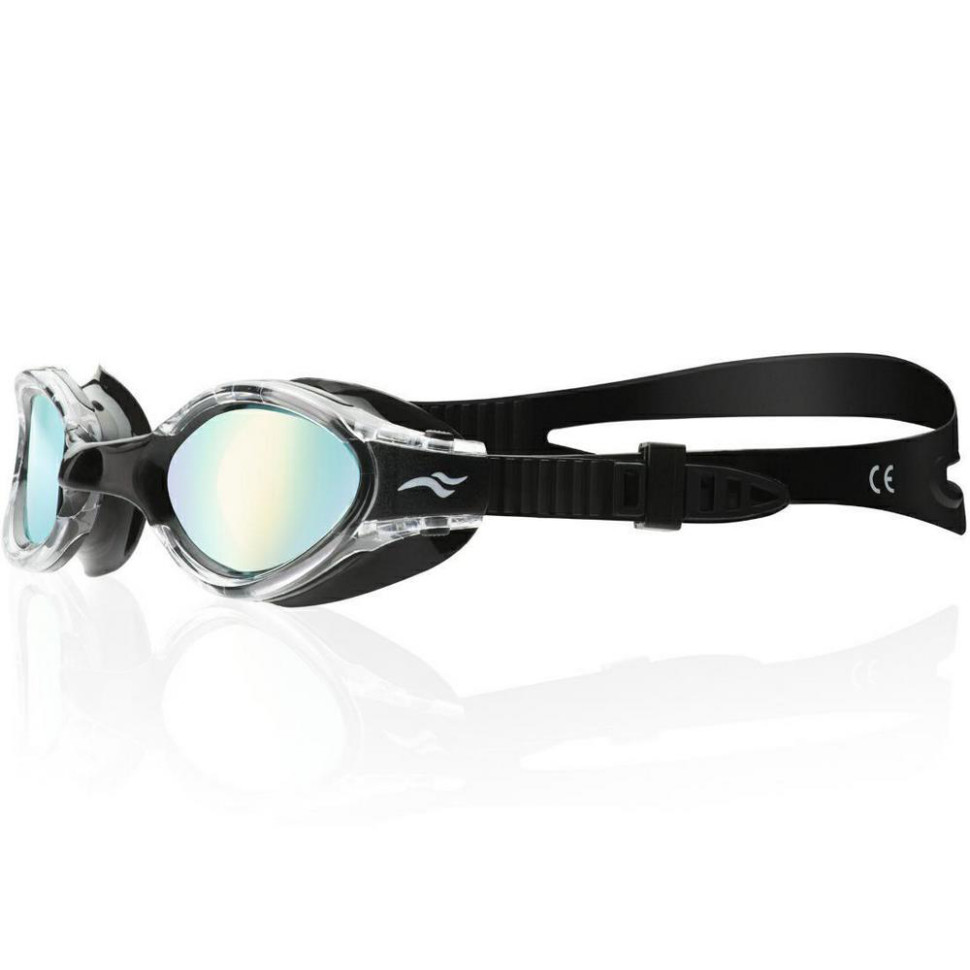 Очки для плавания TRITON 2.0 MIRROR Aqua Speed 283-53(60418) черный, серый, OSFM