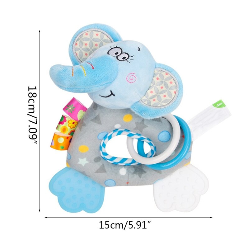 Дитяче брязкальце з прорізувачем Bambi H168251-3 пищалка