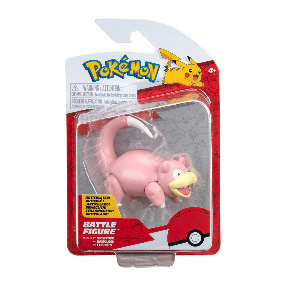 Ігрова фігурка Слоупок Pokemon W16 PKW3009 з артикуляцією, 7,6 см