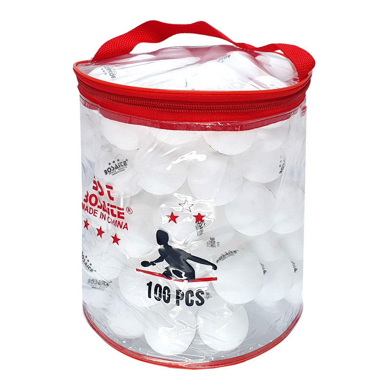 М'ячі для настільного тенісу Bambi MS 2201-1(White) 100 штук, 40 мм