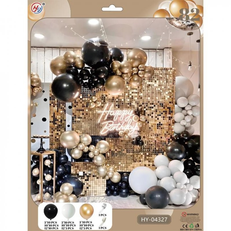 Набір повітряних куль для створення фотозони-арки Bambi HY-04327, 82 штуки