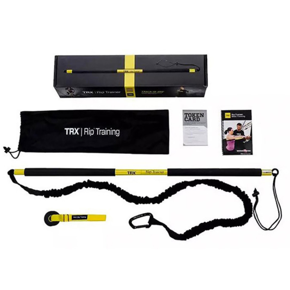 Тренажер для тяги TRX Rip Trainer EF-2366 гімнастична палиця TRX з амортизатором