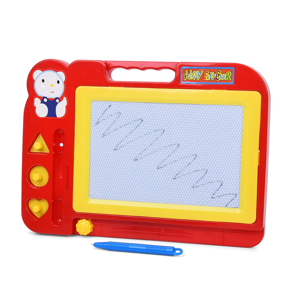 Дитяча дошка для малювання Bambi 200H(Red) 3 печатки, ручка-стилус