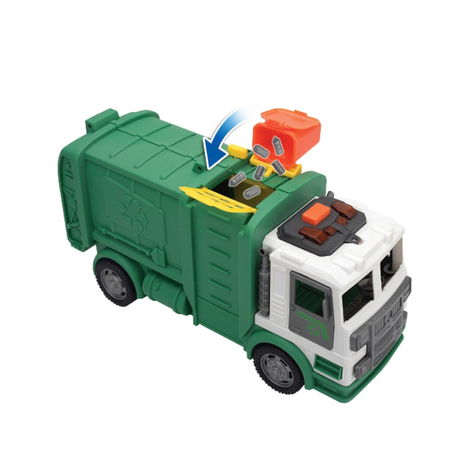 Игровой набор Мусоровоз Motor Shop 548096 со светом и звуком