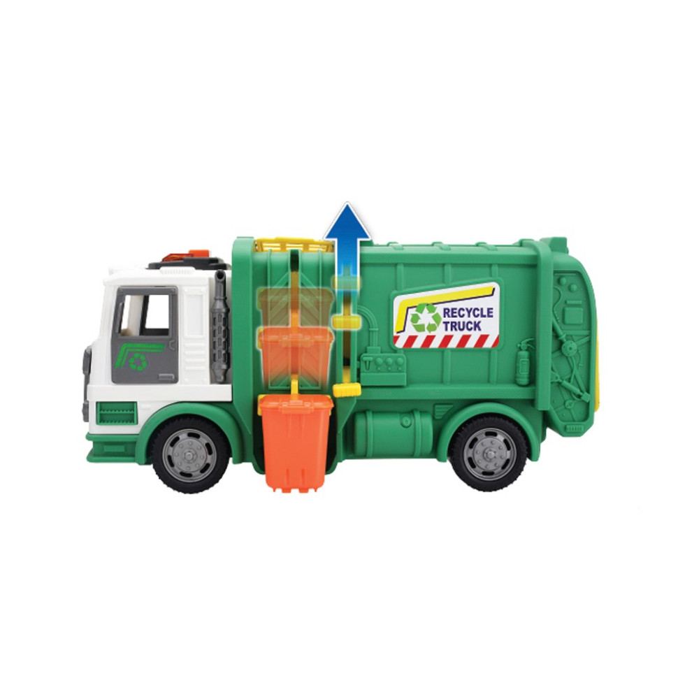 Игровой набор Мусоровоз Motor Shop 548096 со светом и звуком