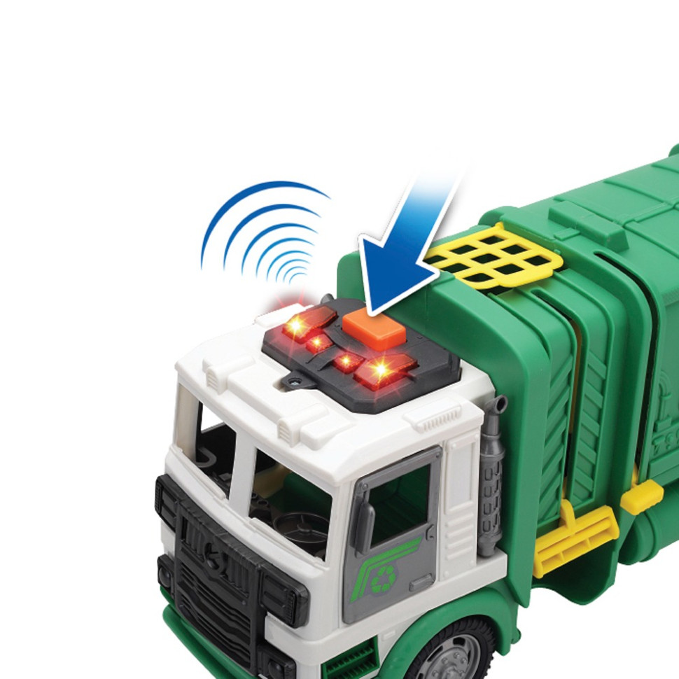 Игровой набор Мусоровоз Motor Shop 548096 со светом и звуком