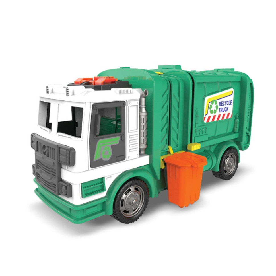 Игровой набор Мусоровоз Motor Shop 548096 со светом и звуком