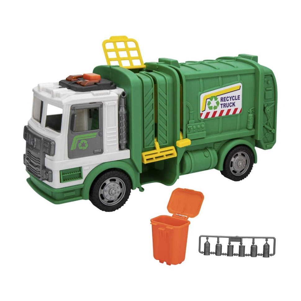Игровой набор Мусоровоз Motor Shop 548096 со светом и звуком