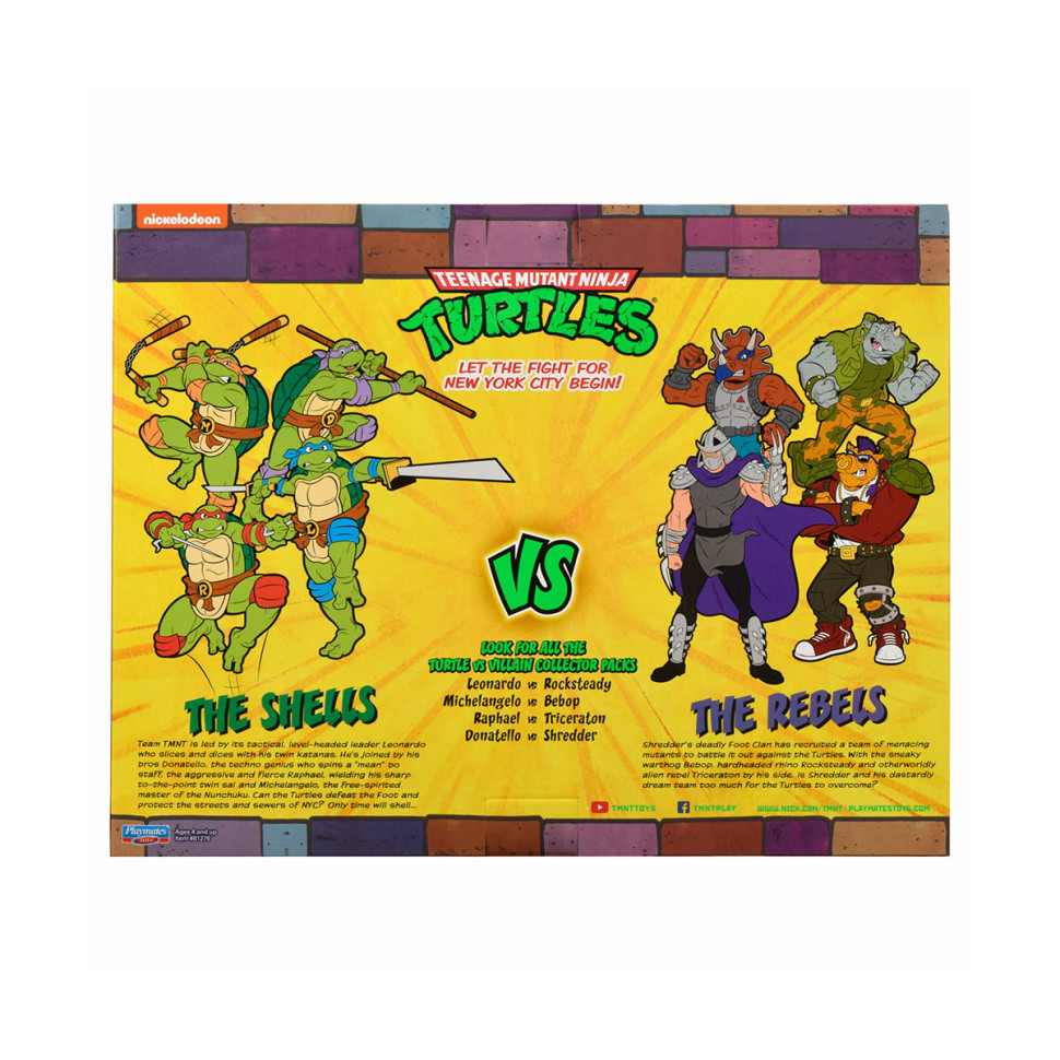 Набір фігурок - Леонардо проти Рокстеді TMNT 81276
