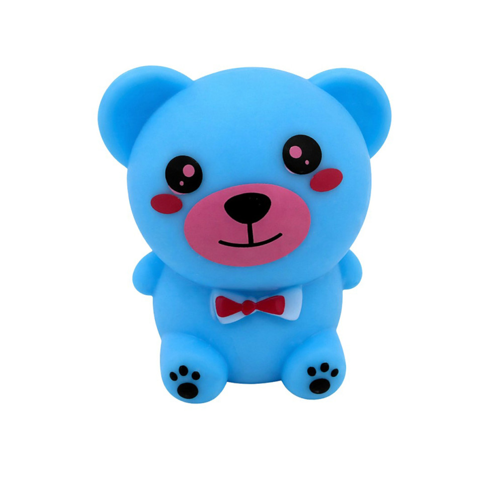 Детская антистресс-игрушка Яркий Мишка Bambi sa1673(Blue) 6 см