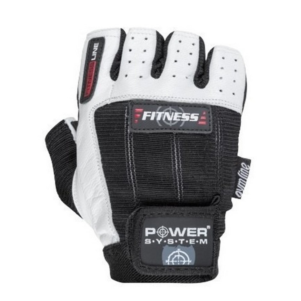 Рукавички для фітнесу Fitness Power System PS-2300_XS_Black-White, XS 17 см