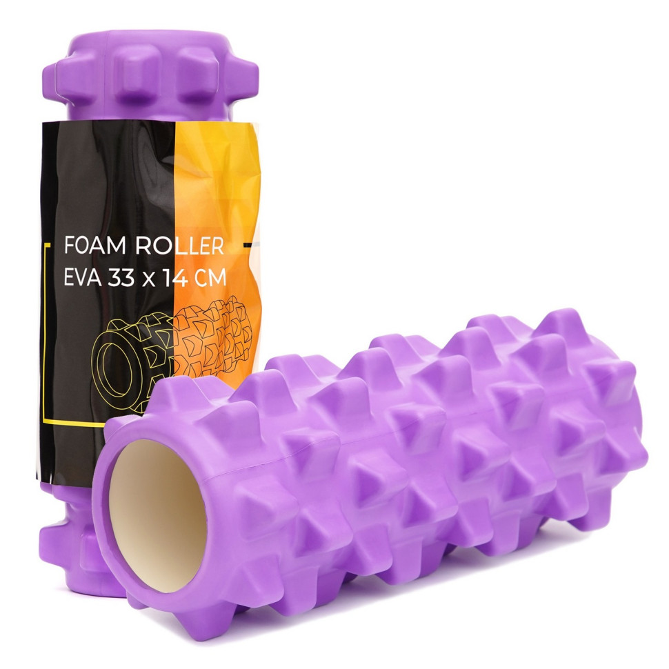 Массажный ролик (валик, роллер) Cornix XR-0322 Violet 33 x 14 см