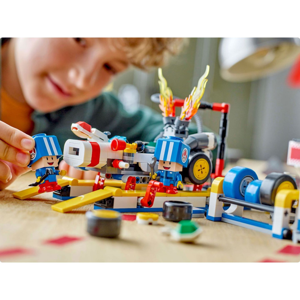 Конструктор LEGO Super Mario Mario Kart – Toad's Garage 72035, 390 деталей