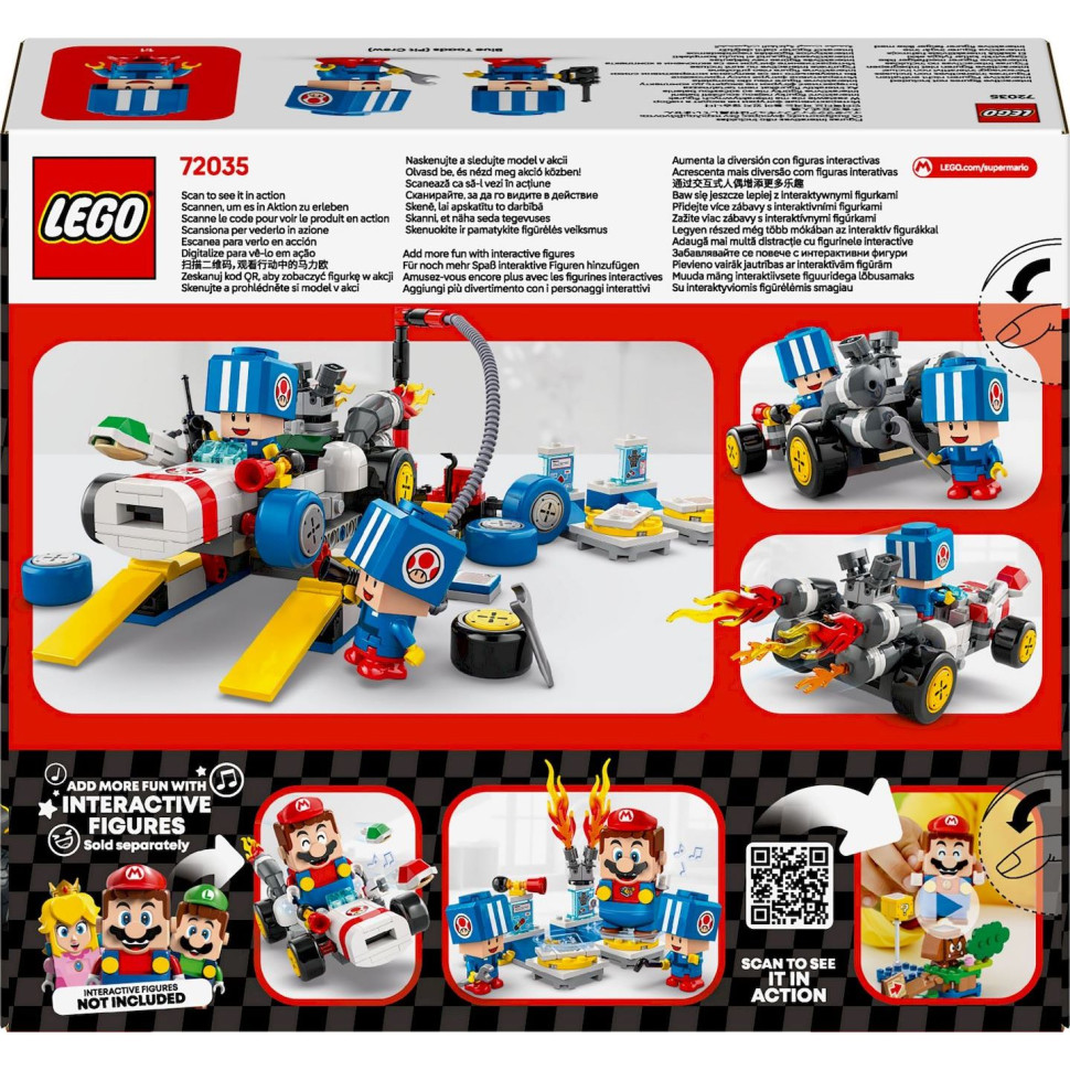 Конструктор LEGO Super Mario Mario Kart – Toad's Garage 72035, 390 деталей