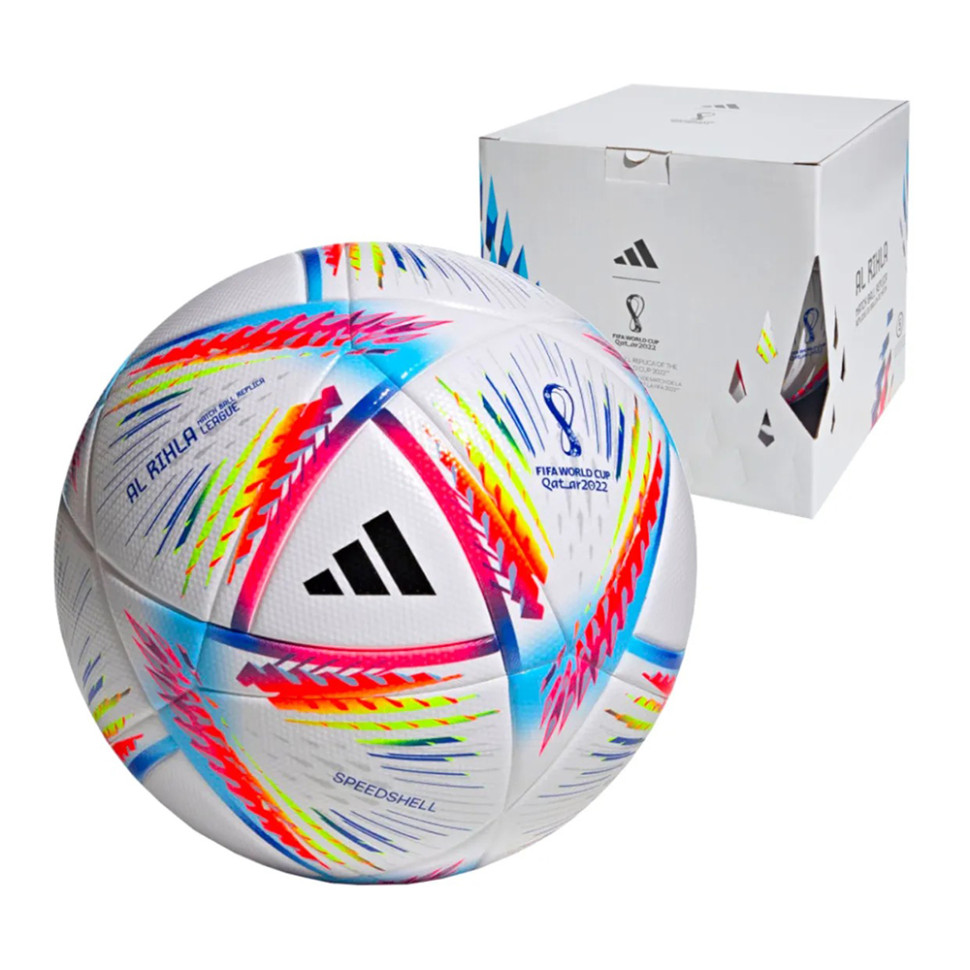 Футбольний м'яч 2022 World Cup Al Rihla League Adidas H57782, №5