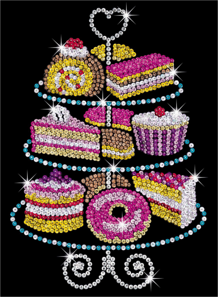 Набір для творчості Sequin Art BLUE Cakestand SA1423