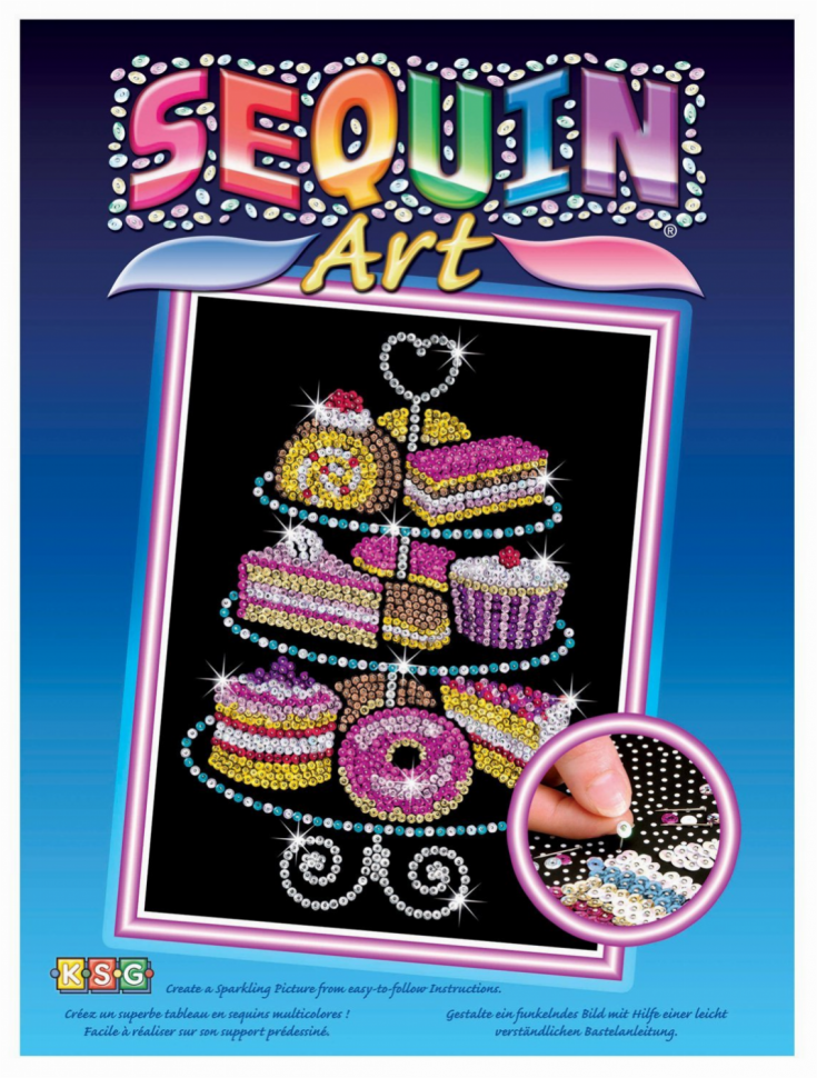 Набір для творчості Sequin Art BLUE Cakestand SA1423