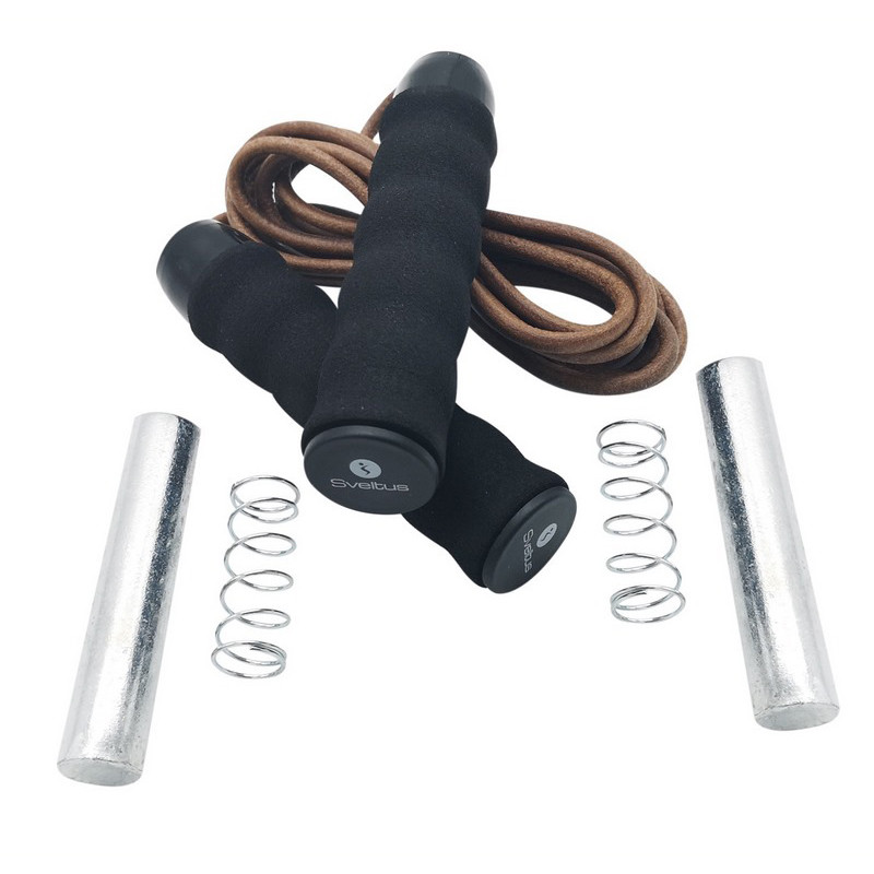 Скакалка с утяжелением Sveltus SLTS-2713 кожаная 3 м