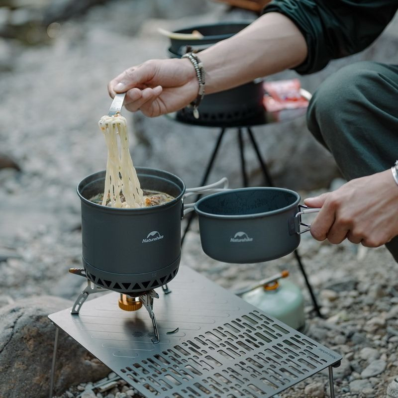 Набір посуду для кемпінгу Naturehike CNK2300CJ0002 6976023929571 алюміній 2 од 1,8 л